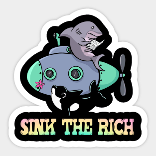 Sink the rich Sticker